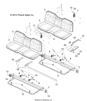 Body, Seat And Base - R12wh76ag/ar/eah/eav/eaw (49rgrseat12crew) Schematic