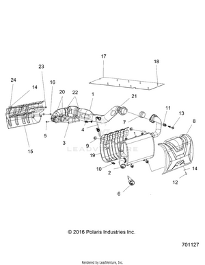 Engine, Exhaust - R17rtu99av/bv (701127) Schematic