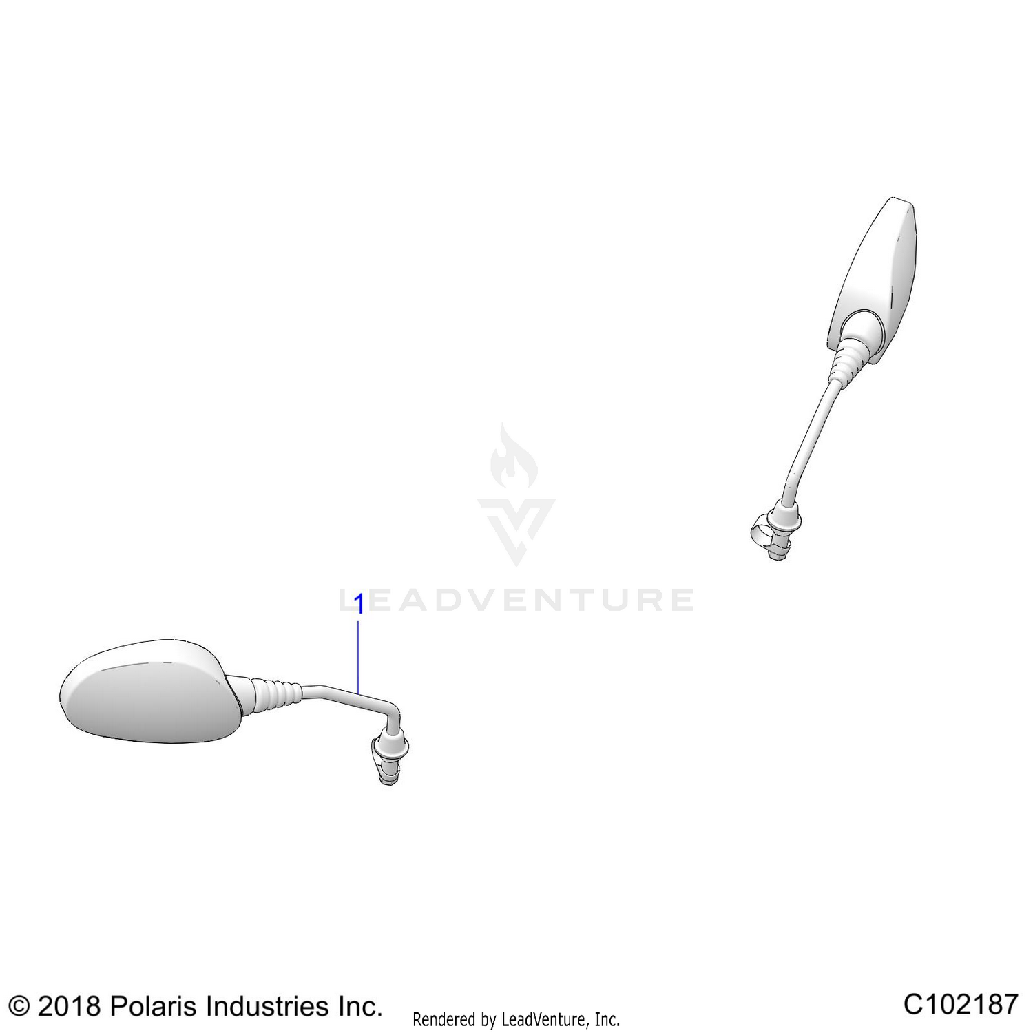 BODY, MIRRORS - A26SLE95PF (C102187)
