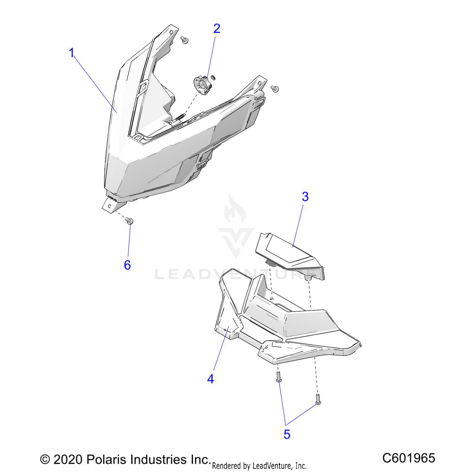 ELECTRICAL, HEADLIGHT and TAILLIGHT - S22TKV6RS ALL OPTIONS (C601965)