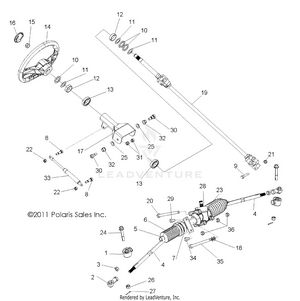 Steering, Steering Asm. - R12vh57ad (49rgrsteering12rzr570) Schematic