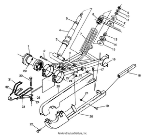 Swing Arm Weldment (rear) Magnum 6x6 W968744 And Magnum 6x6 Swedish S968744 (4936073607d002) Schematic