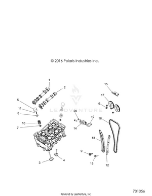 Engine, Valves And Camshafts - R17rt_87 All Options (701056) Schematic
