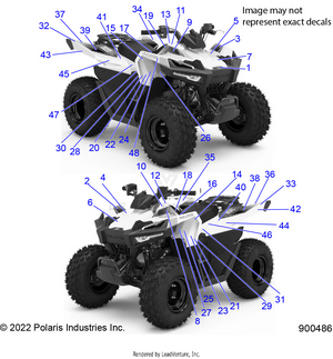 Body, Decals, Graphics - A23hbe07b2 (900486) Schematic