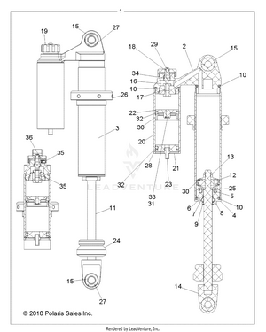 Suspension, Rear Shock - R11vh76ai (49rgrshockrr7043645we) Schematic