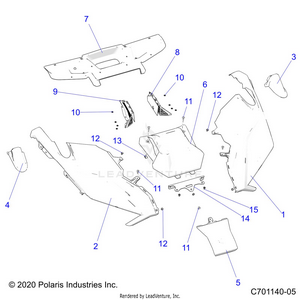 Body, Hood - Z24rmd2kah/al/bh/bl (c701140-05) Schematic