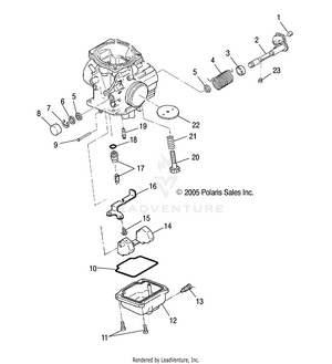 Engine, Carburetor, Lower - R12rh45ag/ah/ar (4999200059920005d08) Schematic