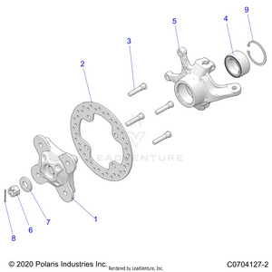 Suspension, Front Carrier- Z22nar99af/bf (c0704127-2) Schematic