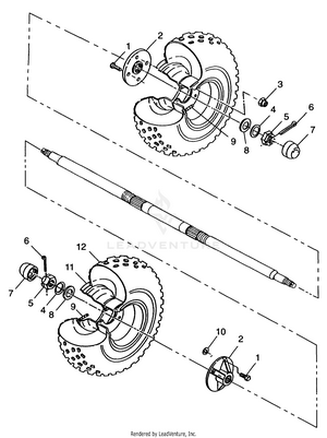Rear Wheel - A99ba38ca (4949534953c002) Schematic