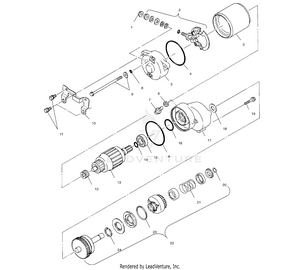 Starting Motor - A02cg25ca (4969856985c11) Schematic
