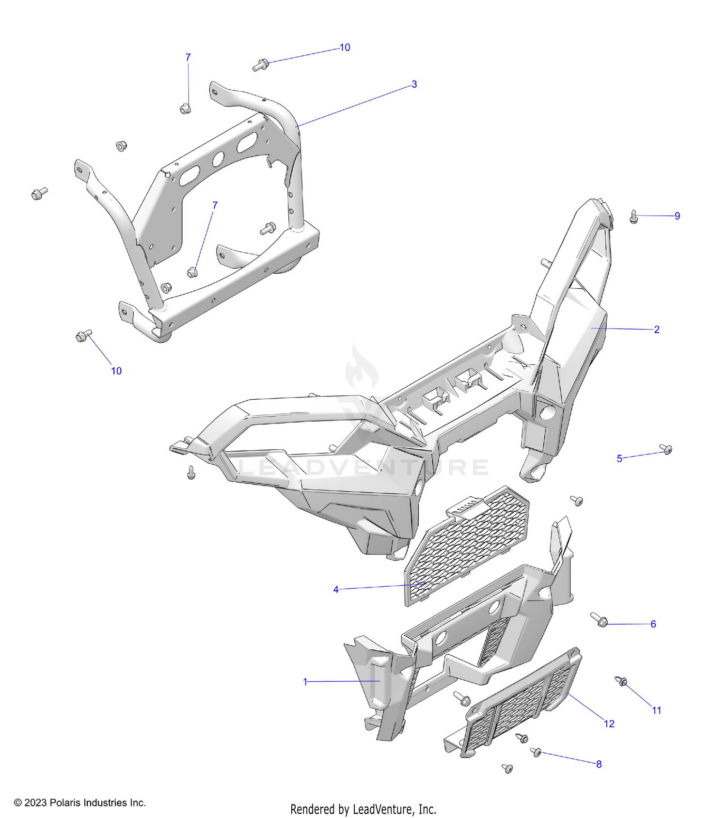 BODY, FRONT BUMPER and MOUNTING - A26SWB57C1/E1 (C102630)