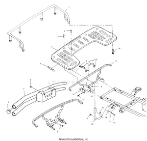 Rear Rack Mounting - A01ch50ad (4960026002a006) Schematic