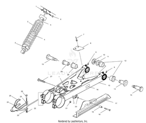 Swing Arm/shock Mounting - A03ca32aa (4978627862b11) Schematic