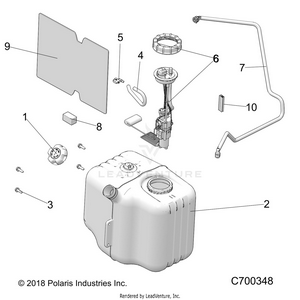 Body, Fuel Tank Asm. - R20cca57a1/a7/b1/b7 (c700348) Schematic