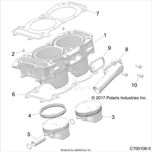Engine, Cylinder And Piston - Z19vge99ak/aw/bk/bw (c700106-5) Schematic