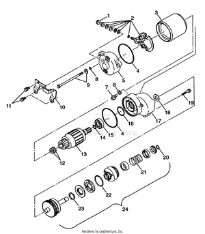 Starting Motor Xpress 300 W98ca28c (4945364536c013) Schematic