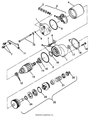 Starting Motor Scrambler 400l W97bc38c (4939893989d006) Schematic