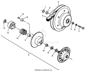 Driven Clutch Scrabler W967840 (4935823582c002) Schematic