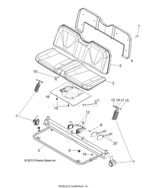 Body, Seat - R14rh76aa/76ac/7eaz (49rgrseat14800mid) Schematic