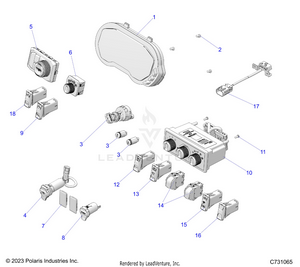 Electrical, Dash Components - R25xaw1rb9/bd/bm (c731065) Schematic