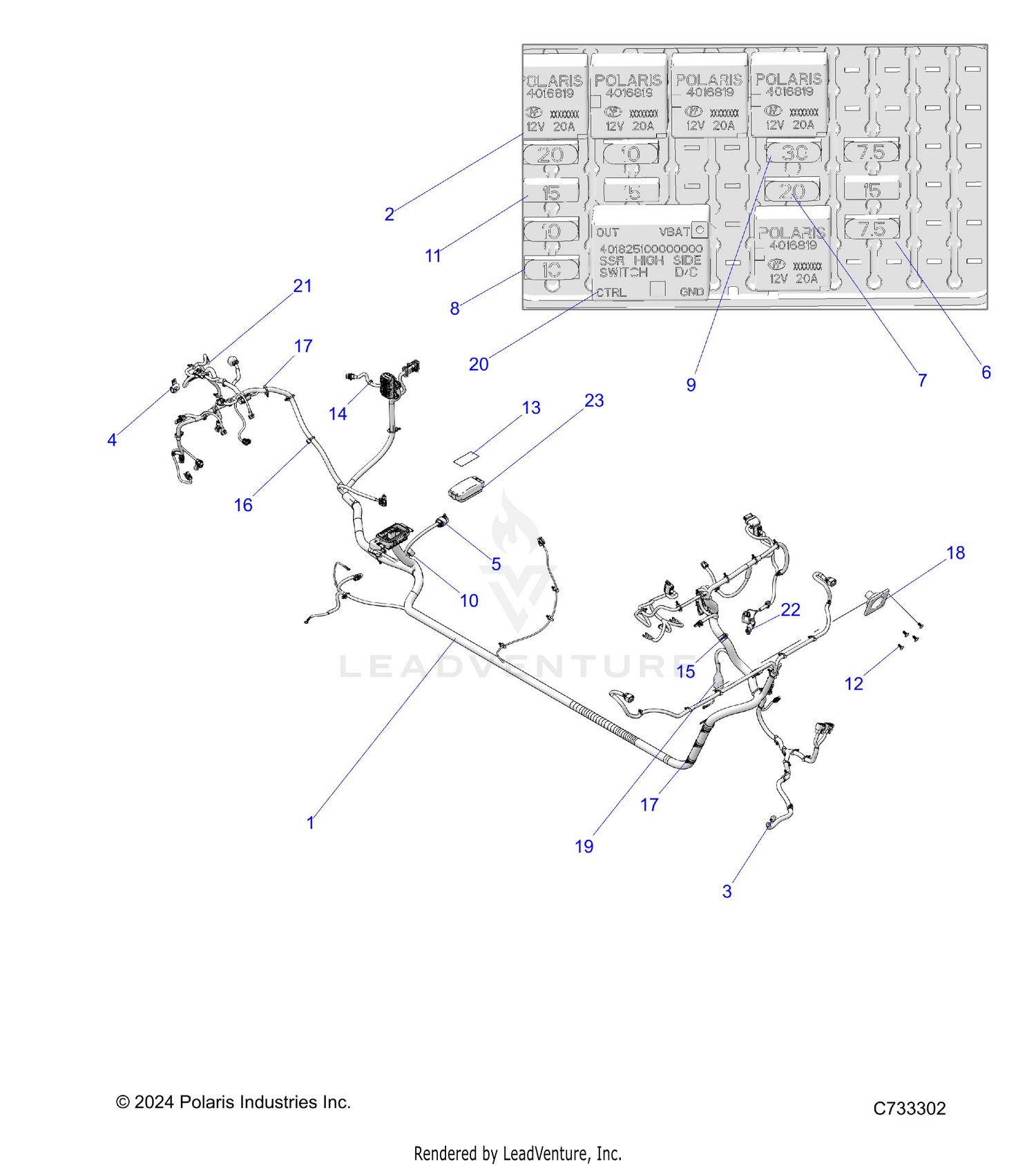 ELECTRICAL, HARNESS CHASSIS - R26TAA99A1/B1 (C733302)