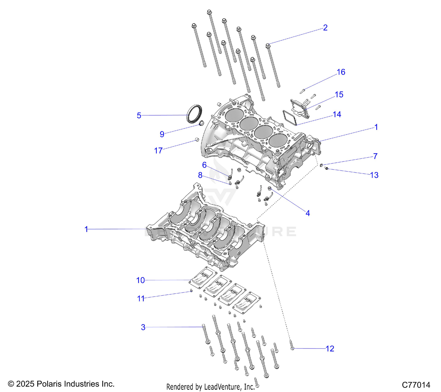 ENGINE, CYLINDER BLOCK - Z26RRE2KAL (C77014)