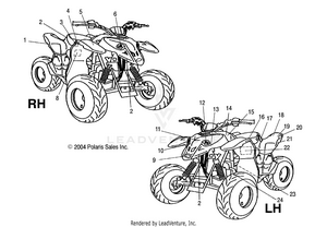 Decals - A05ka09ca/cb (4995259525c05) Schematic