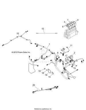 Electrical, Wire Harness - R14rh76aa/76ac/7eaz (49rgrharness14800mid) Schematic