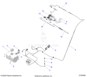 Body, Water Bottle Pump Asm And Wiper Kit - R24rsu99aj/ak/az/a9/bj/bk/bz/b9 (c730485) Schematic