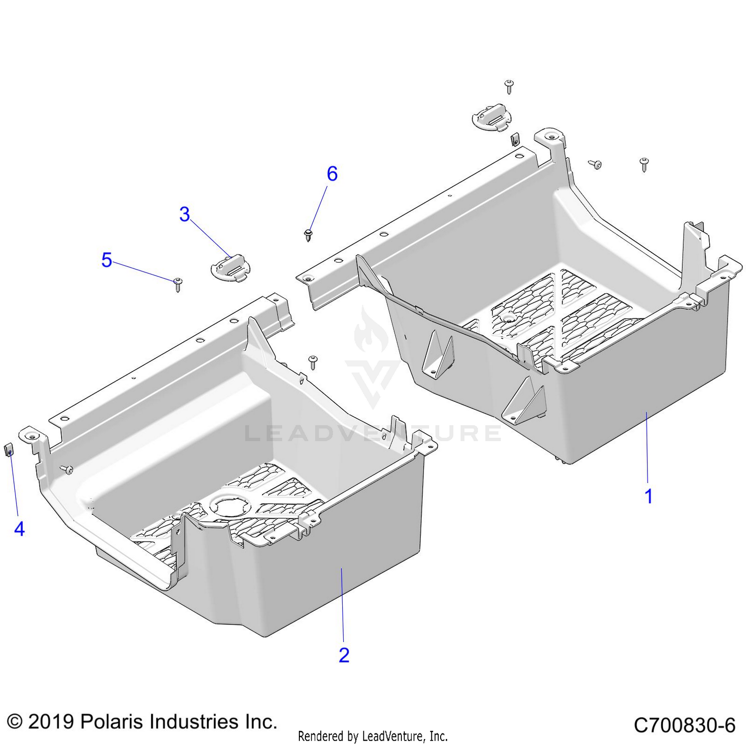 BODY, REAR FLOOR - G22GMD99AC/AJ/BC/BJ (C700830-6)