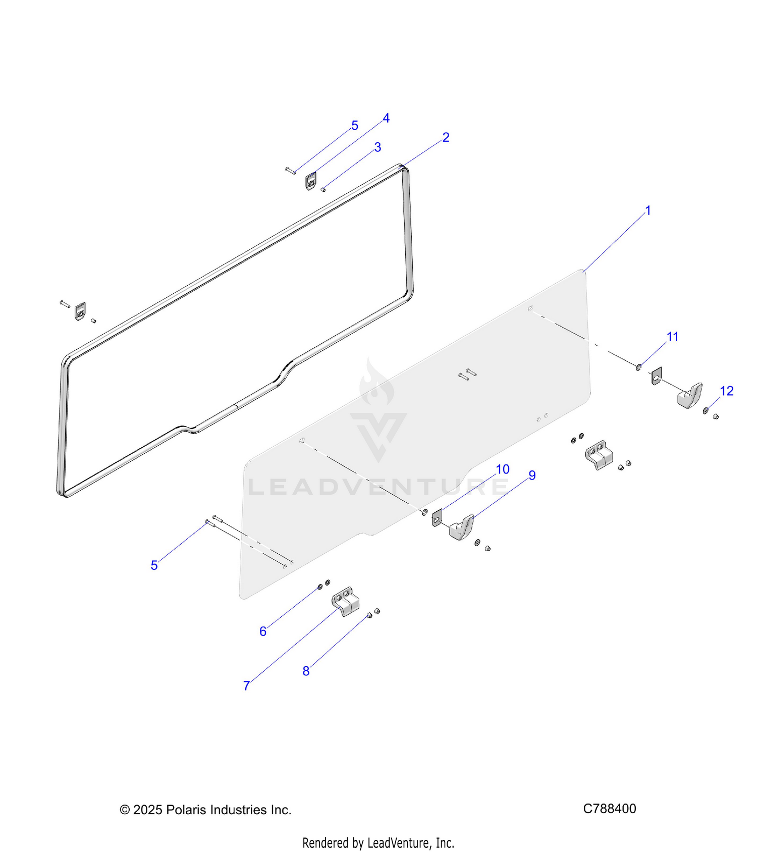 BODY, REAR WINDOW - R26RRU99A9/AF/AH/AB/AS/B9/BF/BH/BB/BS (C788400)