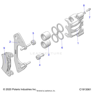 Brakes, Front Caliper - G23gae99a2 (c1913061) Schematic