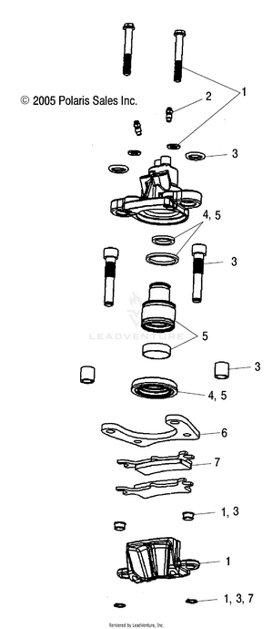 Brake, Caliper, Rear - A07mh68ax/ay/az (4999200229920022b04) Schematic