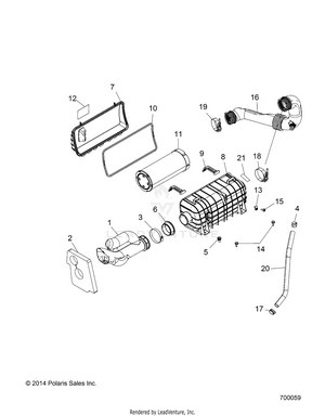 Engine, Air Intake System - Z19vce99am (700059) Schematic