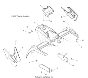 Body, Front Cab - A08dn50af/as/aw/az (49atvcab08spx25) Schematic