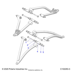 Suspension, A-arm Mounting - A22shz57ae (c102293-3) Schematic