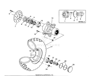 Front Wheel Assembly Sportsman 4x4 / W938039 (4926382638015a) Schematic