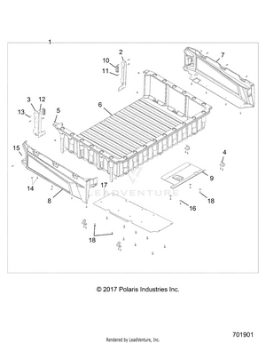 Body, Box Asm. - R18rve99nx (701901) Schematic