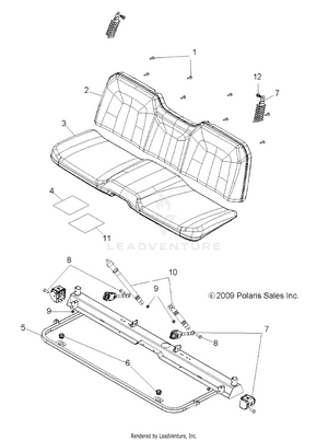 Body, Seat And Base - R11th76/ty76 All Options (49rgrseat108004x4) Schematic