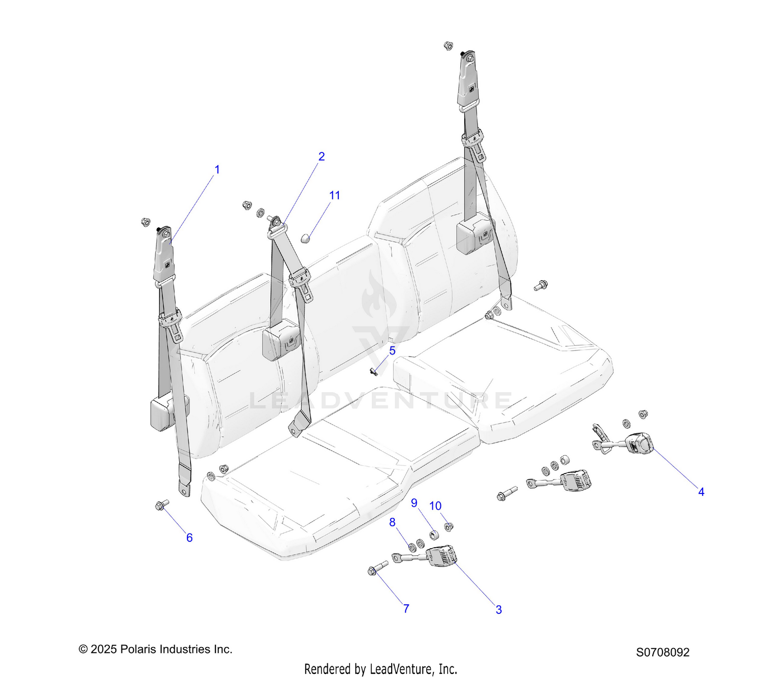 BODY, SEAT BELT MOUNTING - R26RRV99AK (S0708092)