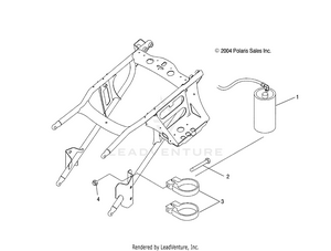 Shock, Rear Reservoir Mounting - A04gj50aa/ab/ac/ad (4995119511c04) Schematic