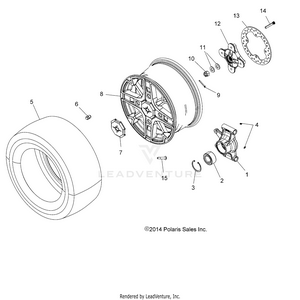Wheels, Rear And Hub - A15sxe85as/am (49atvwheelrr15850sp) Schematic