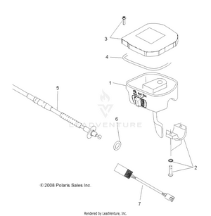 Steering, Controls, Throttle Asm. And Cable - A10zx85ak/al/as/at/ax (49atvcontrols09spxp550) Schematic