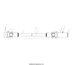 Prop Shaft (if Built After 12/07/00) - A10ch46ca (4964376437e05) Schematic