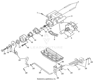 Rear Brake Magnum 2x4 W97aa42a (4940704070c001) Schematic
