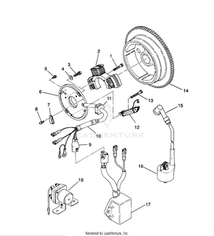 Magneto Assembly Sportsman 4x4 / W938039 (4926382638043a) Schematic