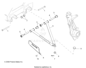 Suspension, A-arm And Strut Mounting - R09wh68ac/ag/ah/al/ar/az (49rgraarm09crew) Schematic