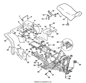 Rear Cab And Seat - S98ch50e(b) (4950135013a005) Schematic