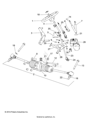 Steering, Steering Asm. - R18rne57nv (49rgrsteering15570mc) Schematic