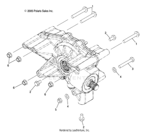 Gearcase Mounting, Rear - A06mh68aa/ad/af (4999200229920022d04) Schematic